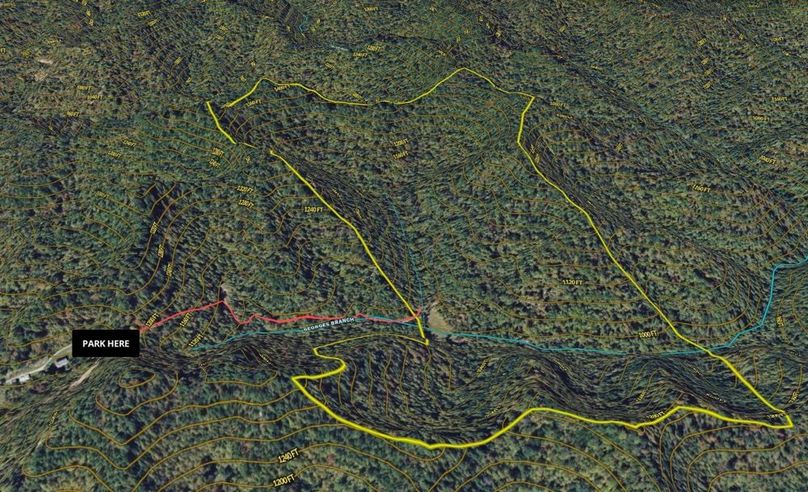 030 Breathitt 165 Land ID map zoomed in 3D