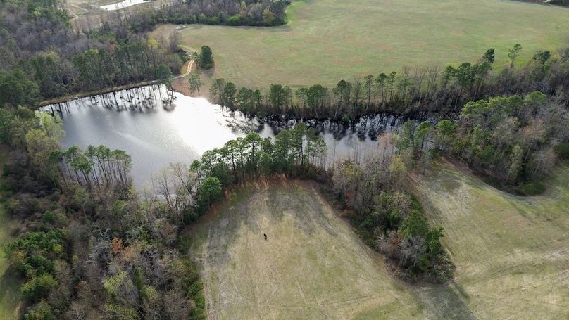 26 - drone overhead pond