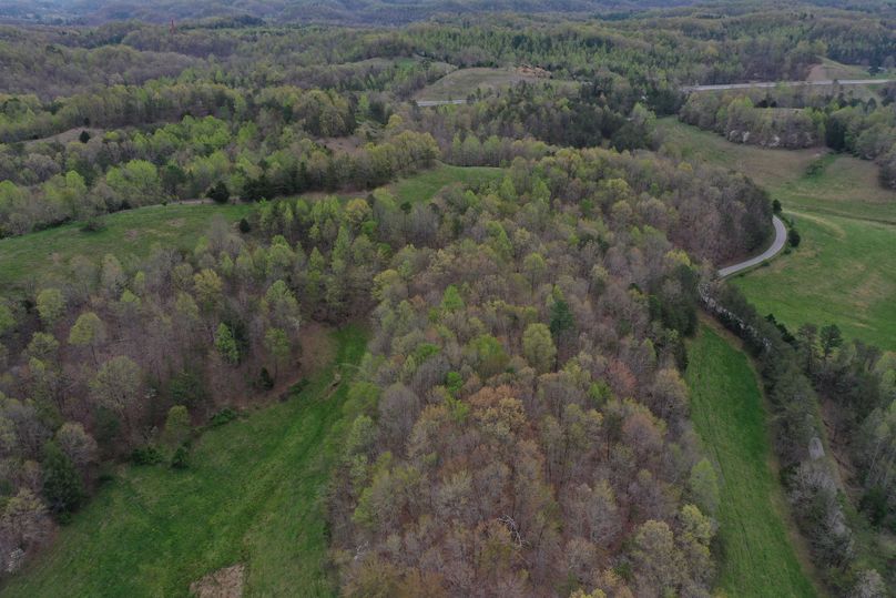 036 aerial drone shot of the north section of the property