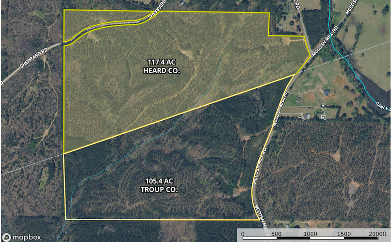 Troup GA 105.4 Map 1
