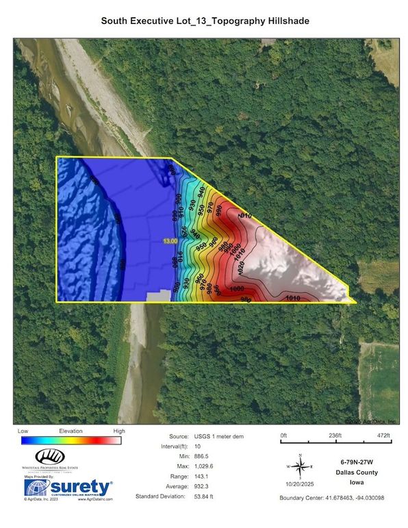 South_Executive_Lot_13_Topography_Hillshade
