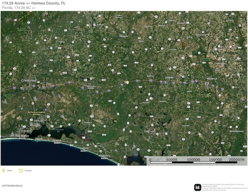 Extended Aerial #1 - 174.29 Acres Holmes County, FL