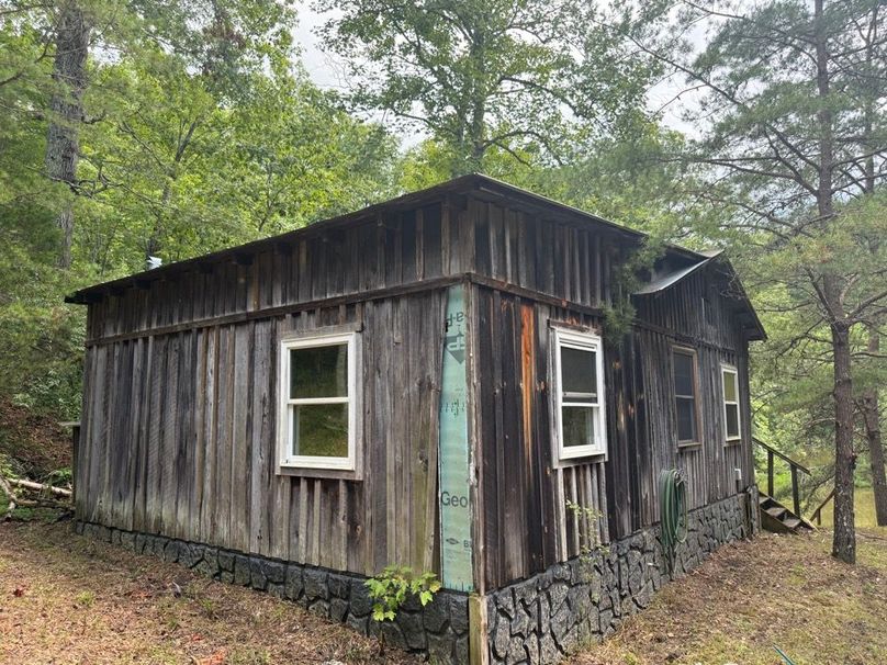 050 the backside of the cabin at the pond