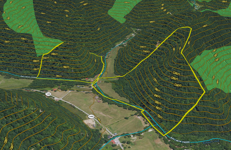 040 Clay 65 Land ID map in 3D