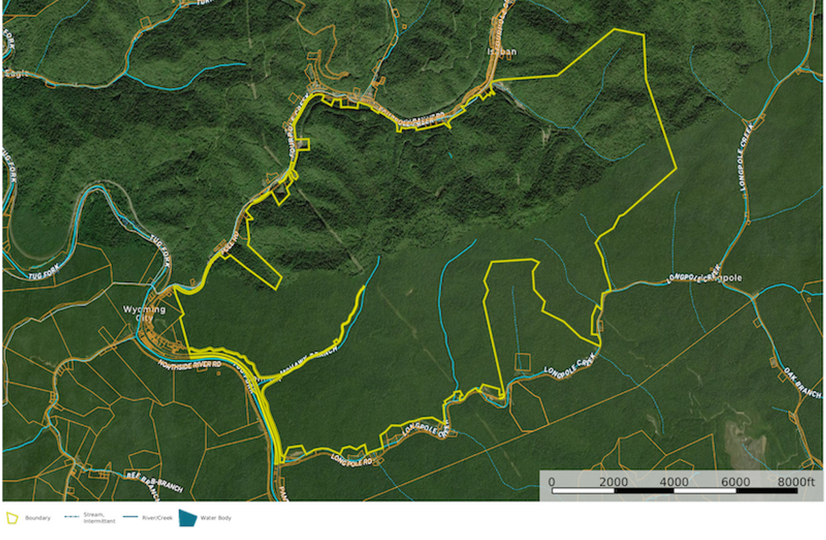 mcdowell co wv 2515 Addison map 1 location