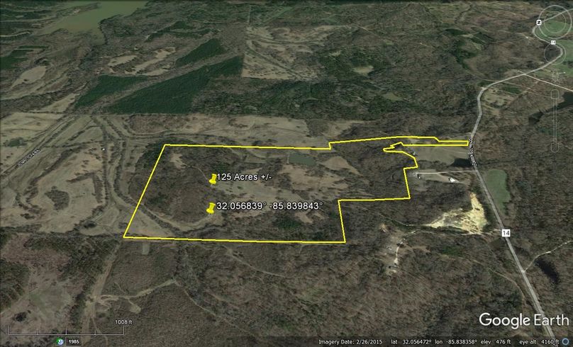Aerial #3 Approx. 125 Acres Bullock County, AL