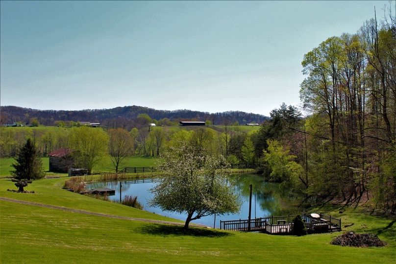 004 beautiful view from out back of the house looking towards the Licking River