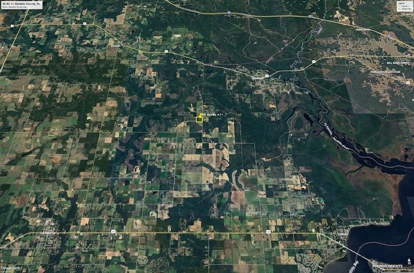 Aerial #6 Approx. 40 Acres Baldwin County, AL