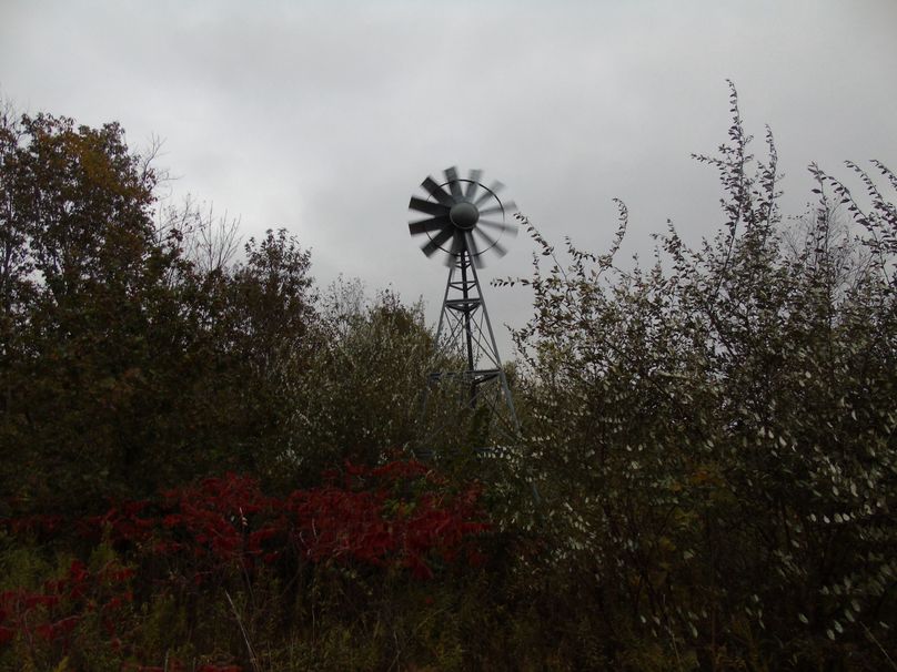 windmill used to aerate the lake so that it doesnt freeze over in winter 2020