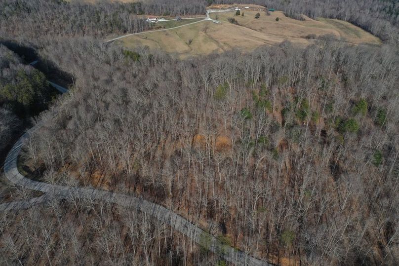 013 aerial drone view of the property from the southwestern most boundary along the road