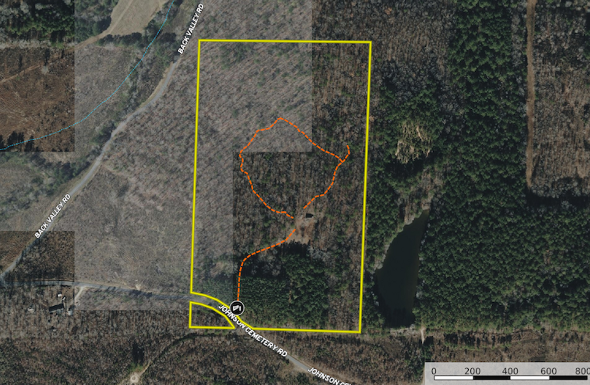 Aerial Map - Chattooga GA 29.9 Ac