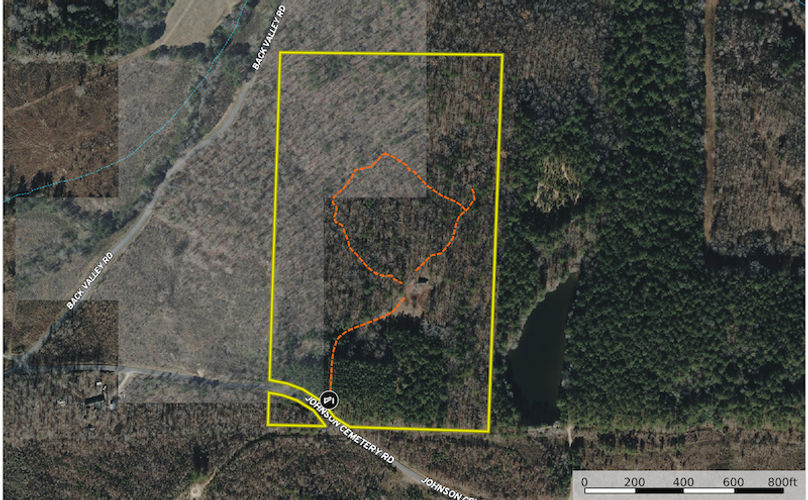 Aerial Map - Chattooga GA 29.9 Ac