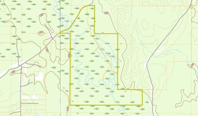 Caldwell  268  Sanders. topo