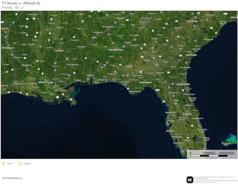 Extended Aerial #3 - 77 Acres - Walton County, FL - Infinite Velocity Trust