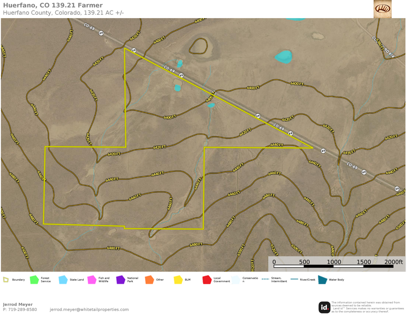 Huerfano, CO 139.21 Topo