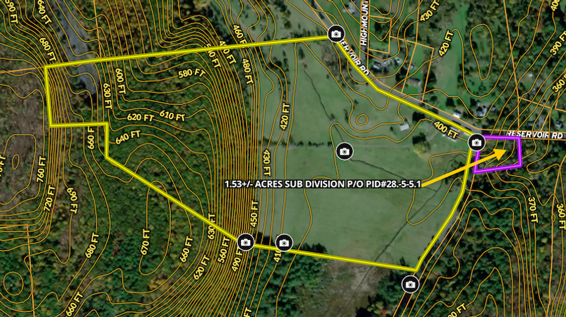 GC 1.53 ac pid# 28.-5-5.1 contour lines