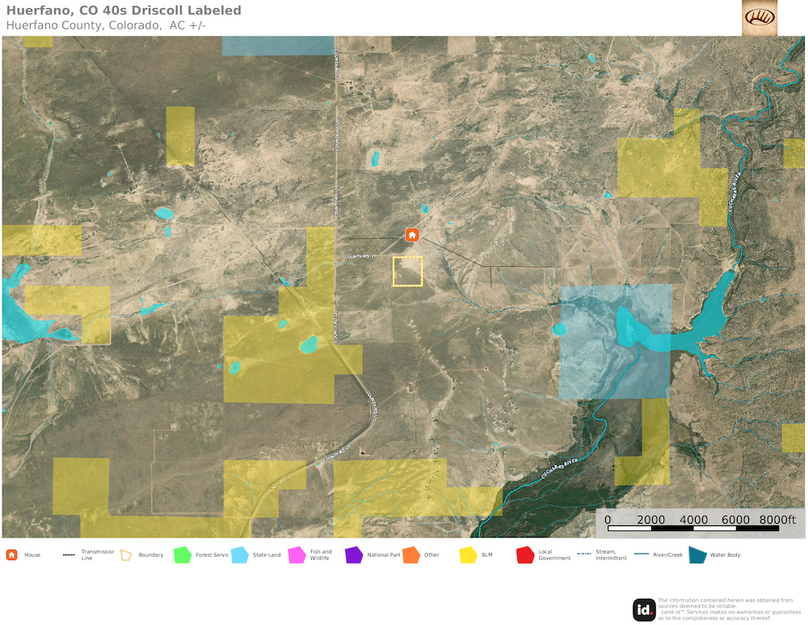 Huerfano, CO Driscoll Split 3 - Aerial 1