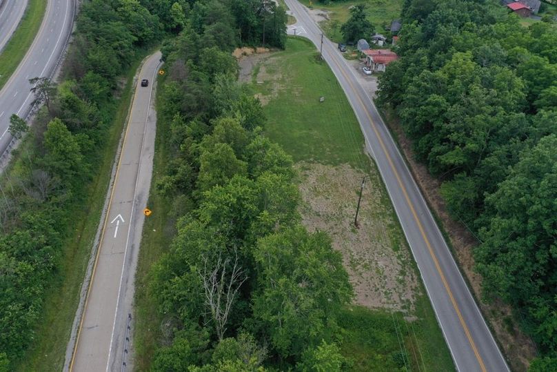 006 aerial drone shot from the northeast looking to the south across the property