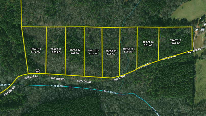 Aerial Map Tracts 10-17