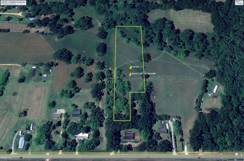 Aerial #4 Approx. 3.56 Acres Baldwin County, AL