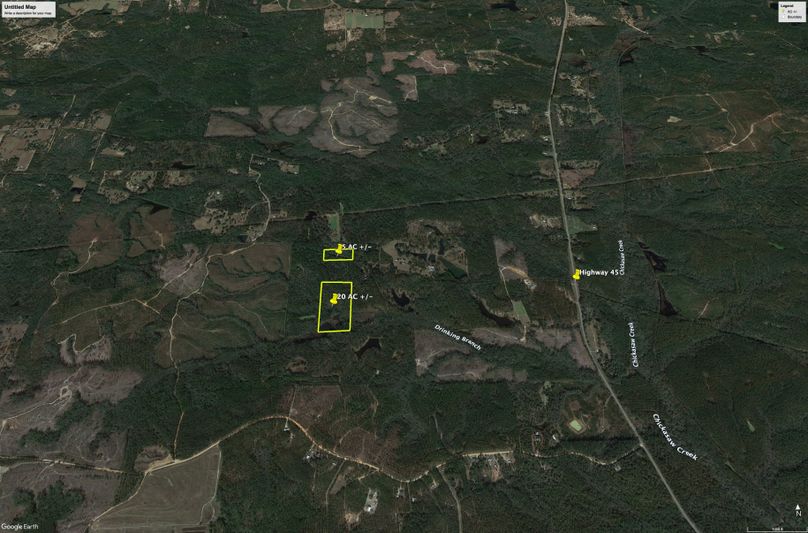 Aerial #6 Approx. 25 Acres Mobile County, AL