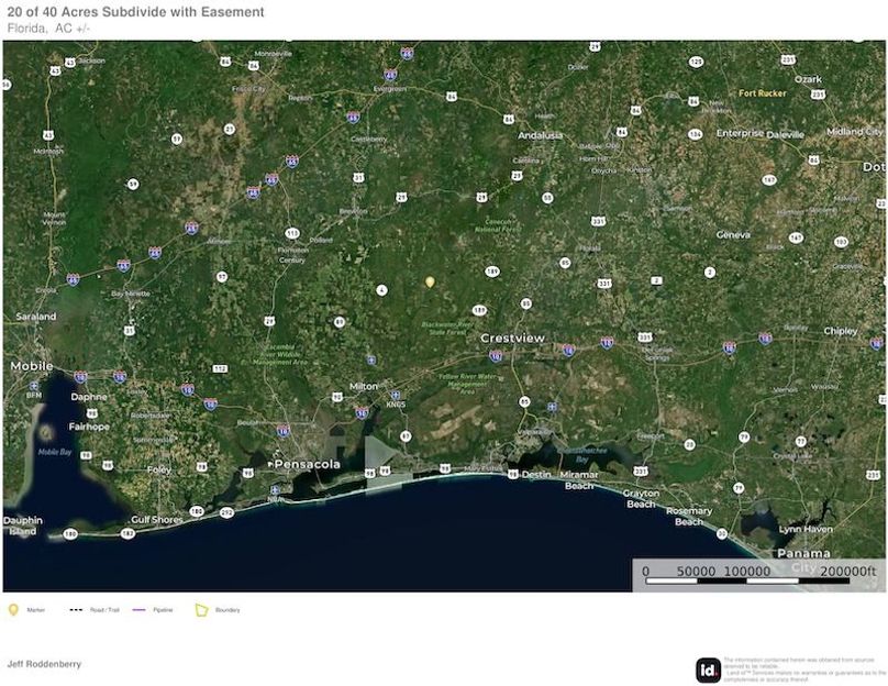 Extended Aerail #1 - 20 of 40 Acres Subdivide