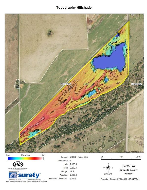 Edwards Arrow 47.6 Hillshade