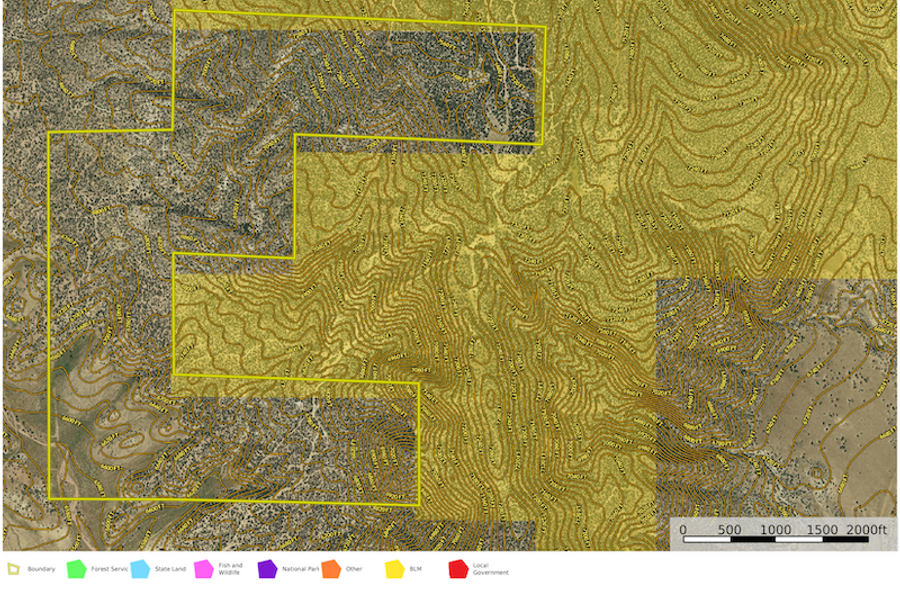 Huerfano, CO 360 Bartlett TOPO