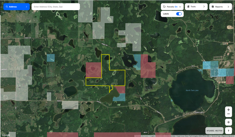 Mahnomen 405.35 Public Lands Map