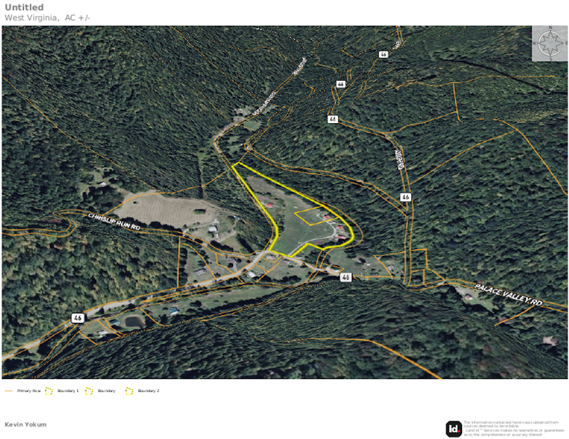 Randolph Co WV dark horse Cabin 3 map 3D