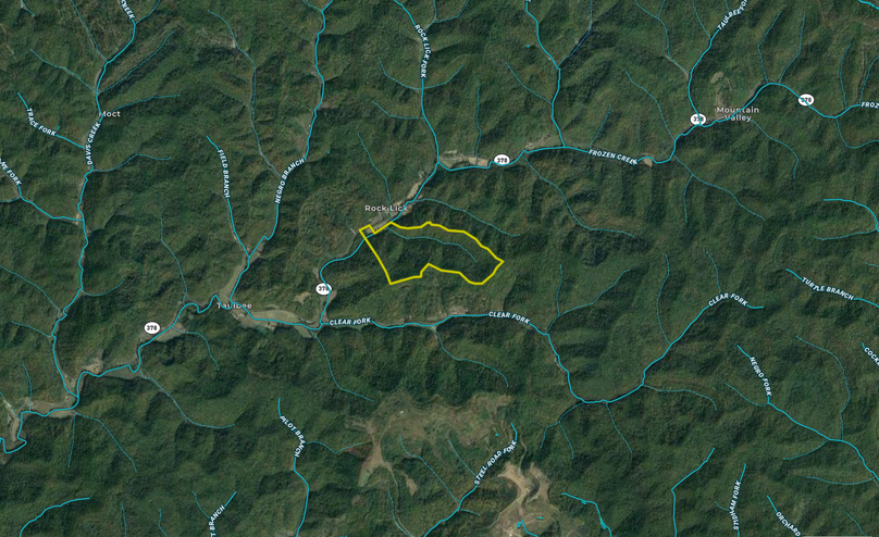 033 Breathitt 156 Land ID aerial zoomed out