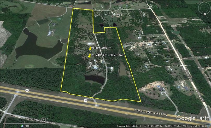 Aerial #4 Approx. 95.89 Acres Covington County, AL
