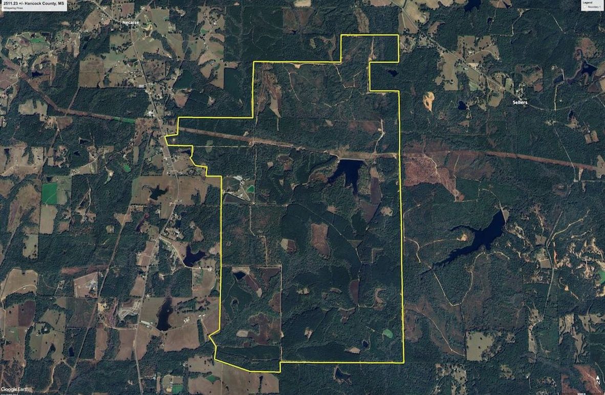 Aerial #1 - Approx. 2511.23 Acres Hancock County, MS