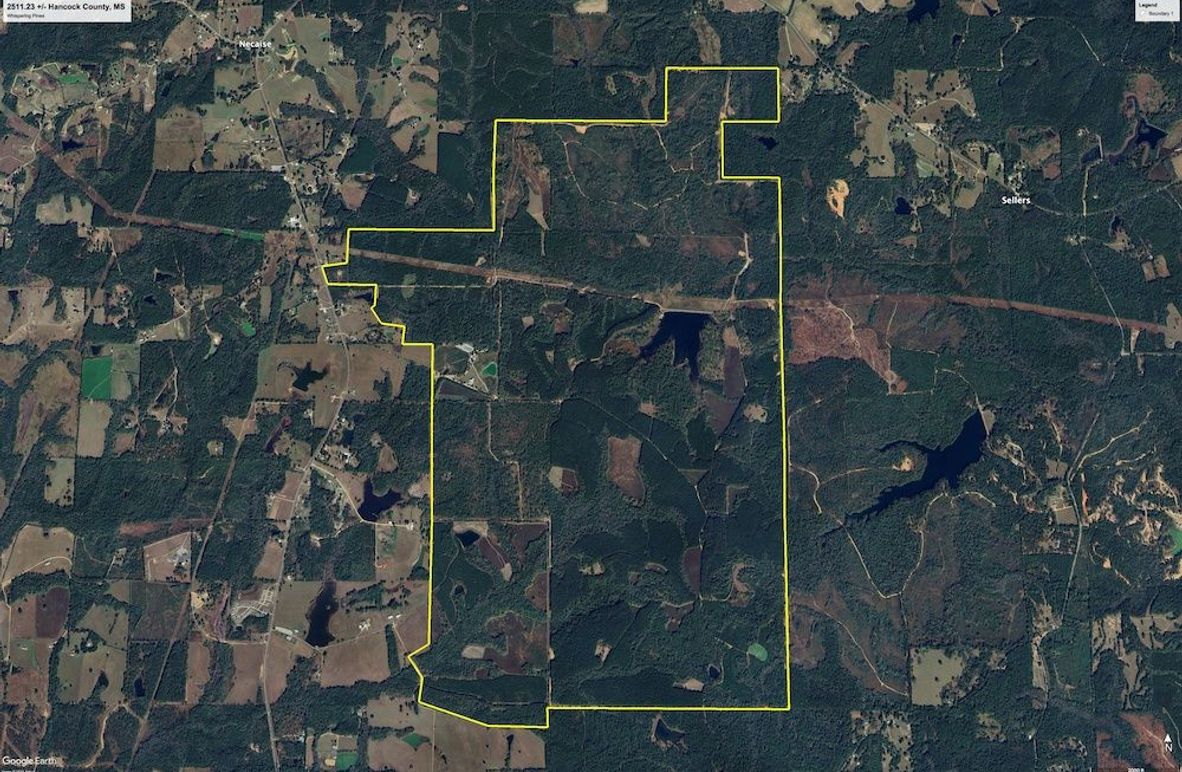 Aerial #1 - Approx. 2511.23 Acres Hancock County, MS