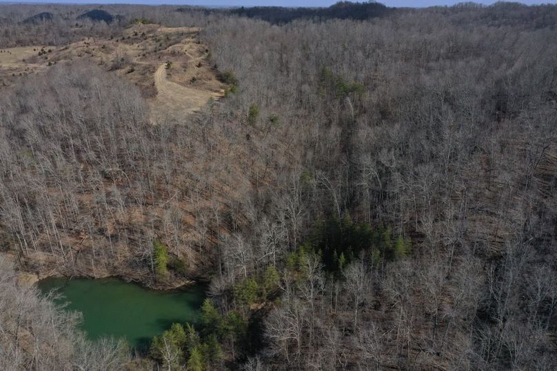 023 low elevation aerial drone shot from the south boundary