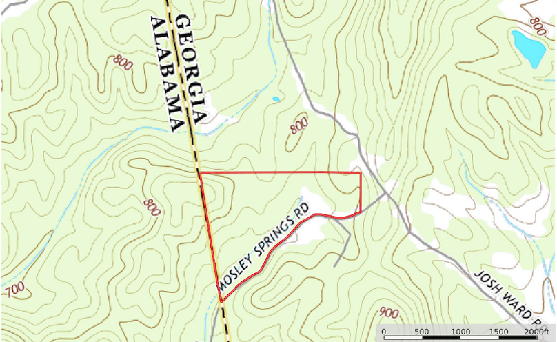Topo Map - Chattooga 41.53 Ac.