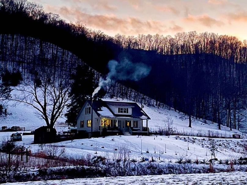 084 crisp winter evening by a wood fire is hard to beat