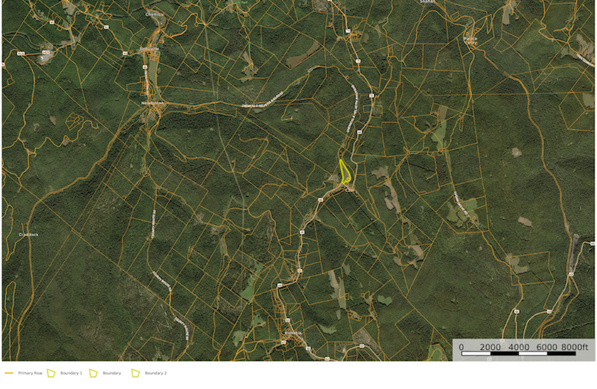 Randolph Co WV dark horse land and barn map 4 overview