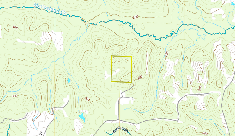 Claiborne 29 topo