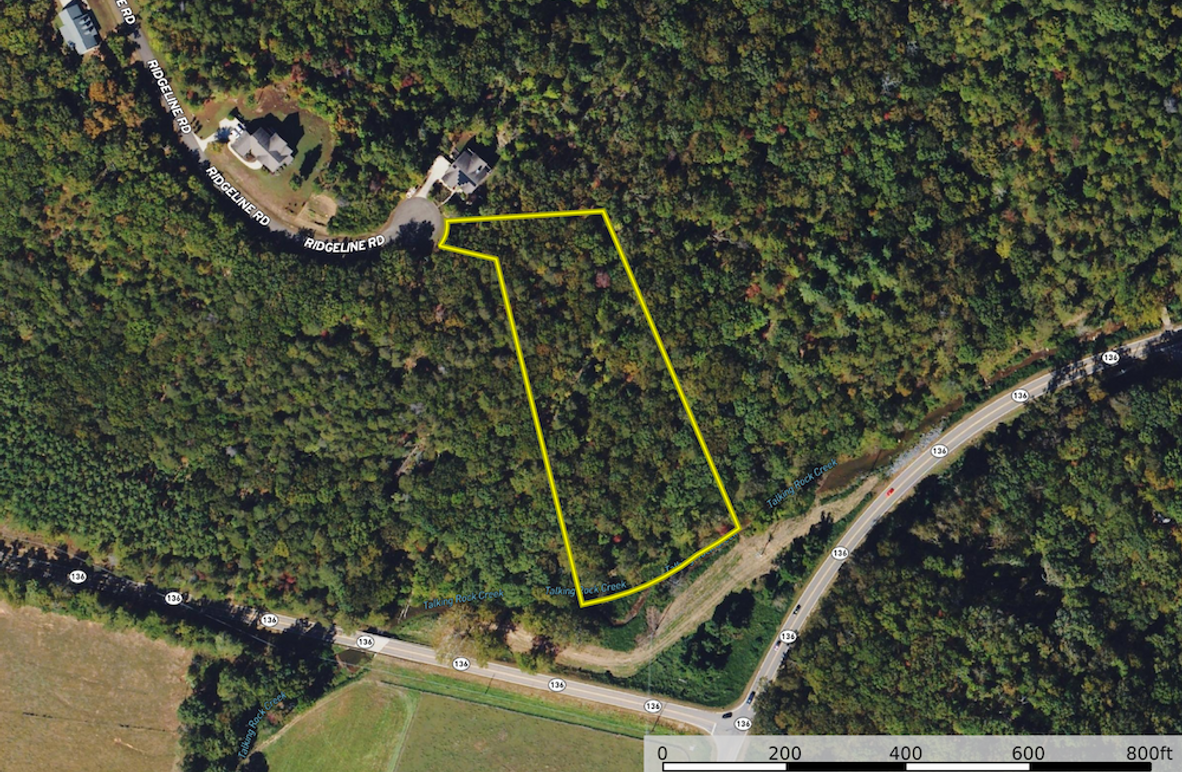 Aerial Map - The Ridge Lot 11