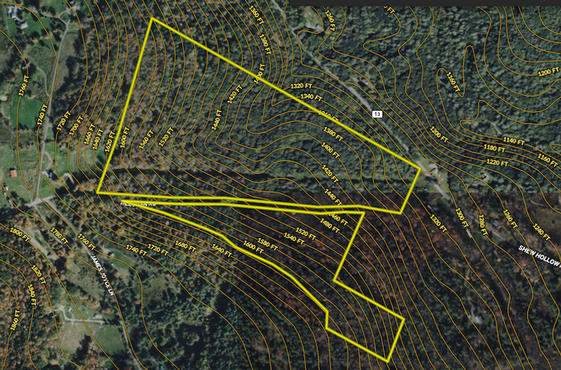 SC- 67.2 - Lund & Grogan Contour Map