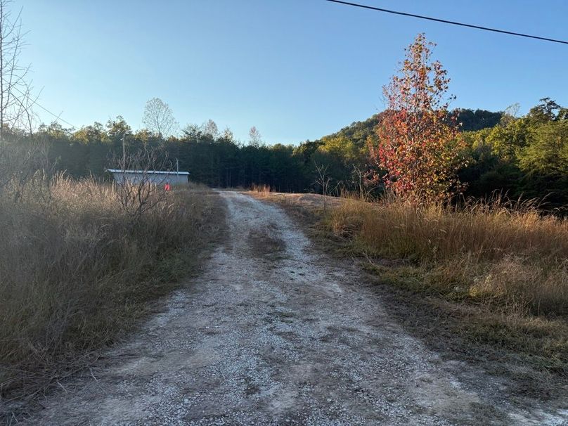 007 the gravel entrance along the east boundary