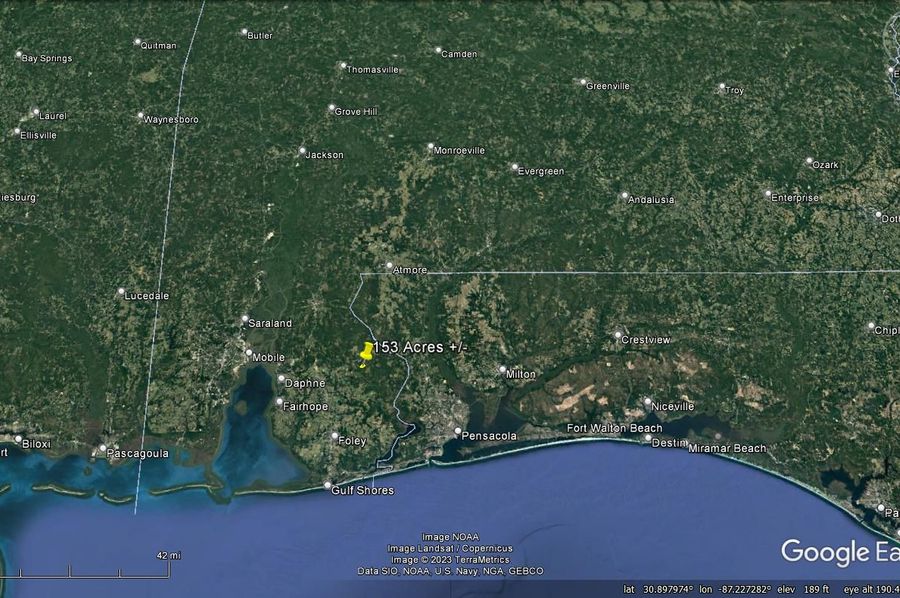 Aerial #8 Approx. 153 Acres Baldwin County, AL