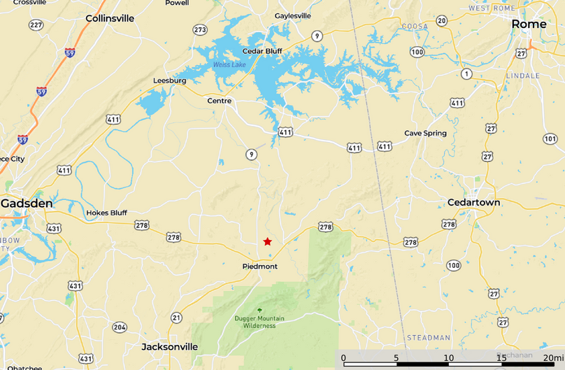 Aderholt Place Location Map1