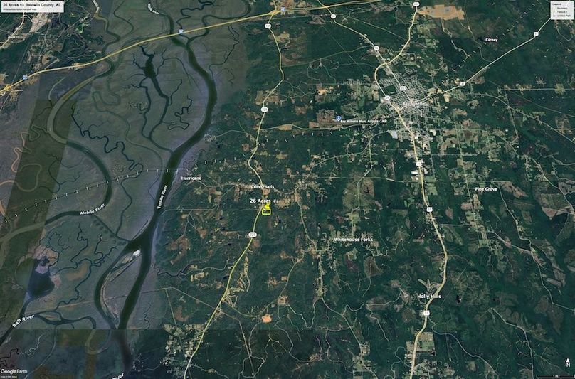 Aerial #4 Approx. 26 Acres Baldwin County, AL 