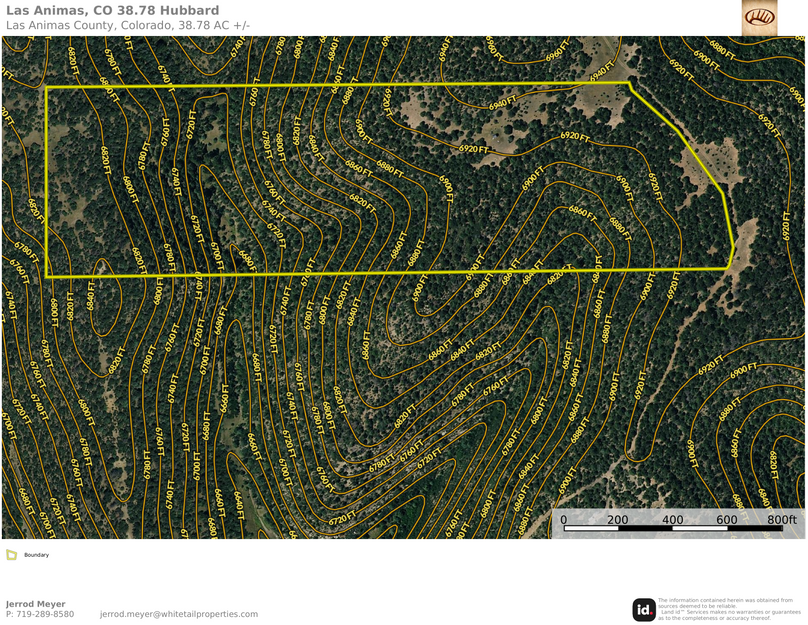 Las Animas, CO 38.78 Hubbard Topo