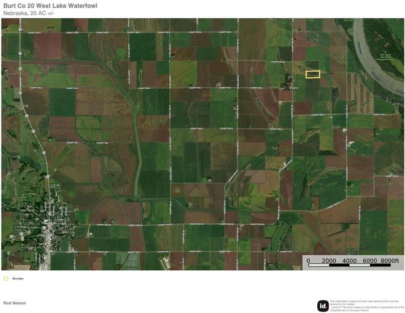 Map 2 Burt Co Waterfowl 2024