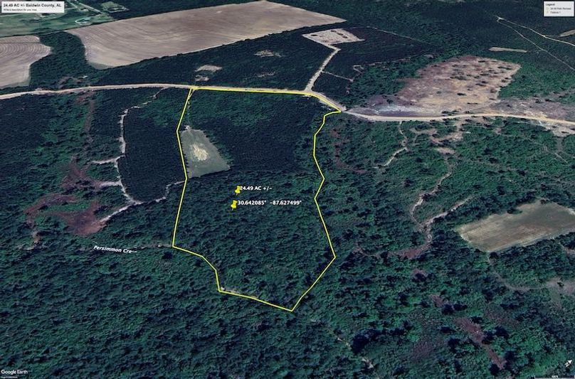 Aerial #2 Approx. 24.49 Acres Baldwin County, AL