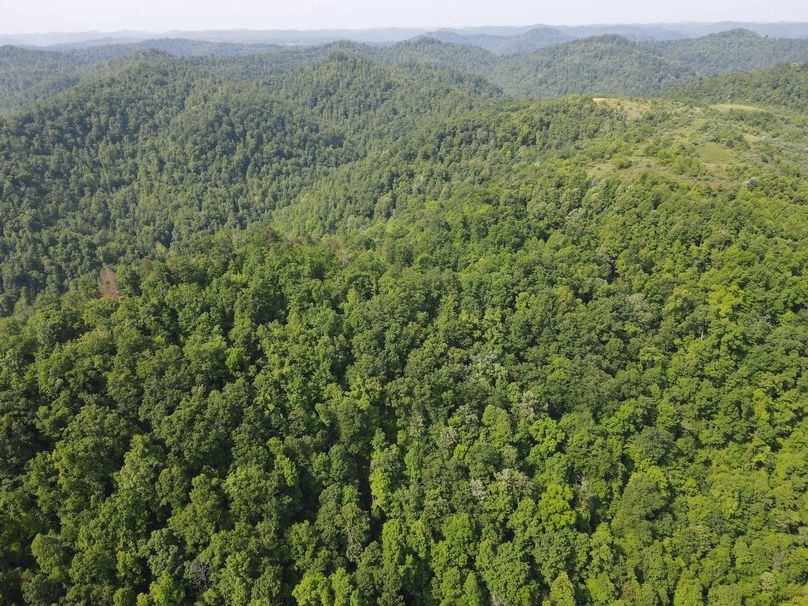 026 aerial view looking south over the property