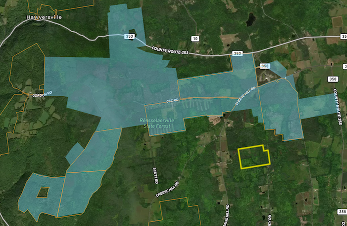 Albany Co 59.5 Neuman Stateland map